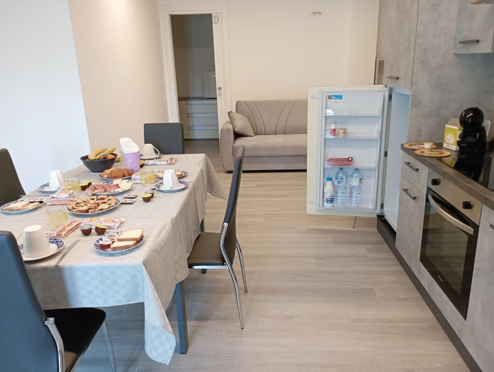 Kuchyň nebo kuchyňský kout v ubytování B&B Profumo Di Gelsomino