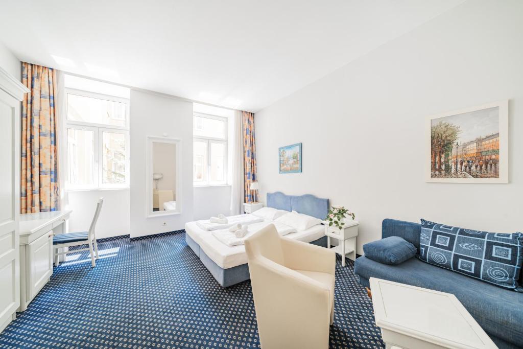 Prostor za sedenje u objektu Self-Check-In Hotel Adlon