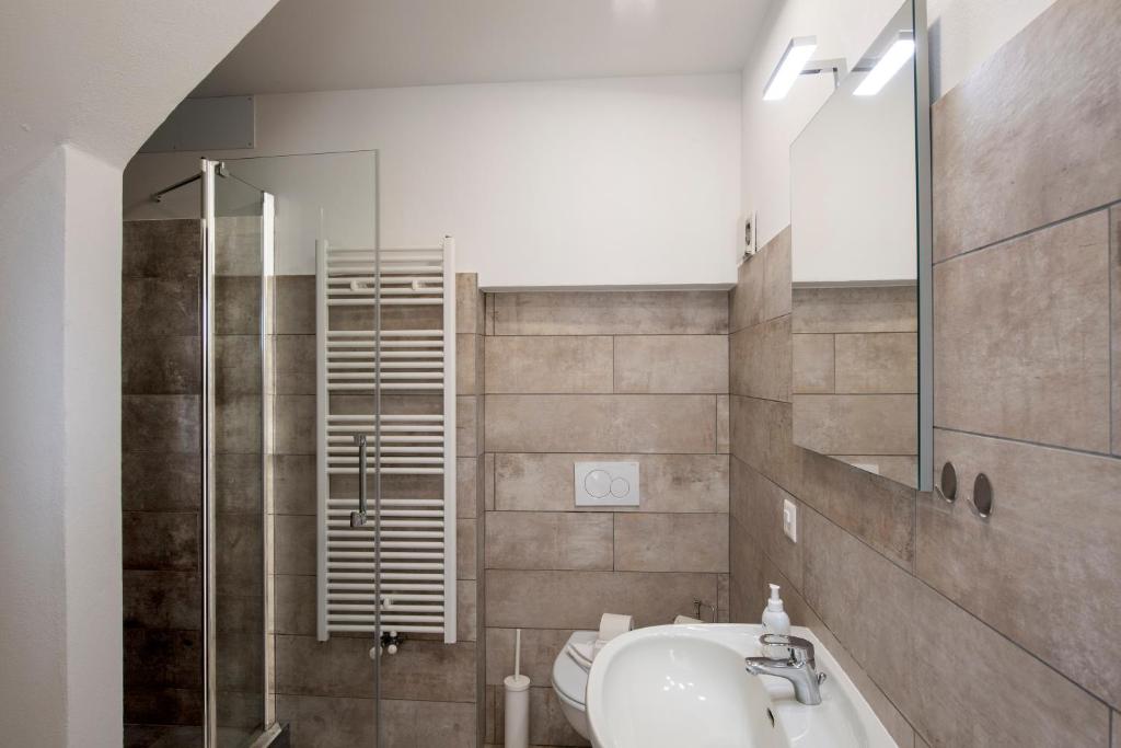 Koupelna v ubytování Residenza La Serenata
