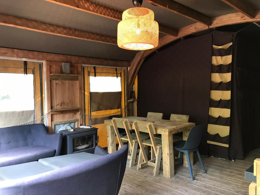 Posezení v ubytování SUZE LUXE NATURE