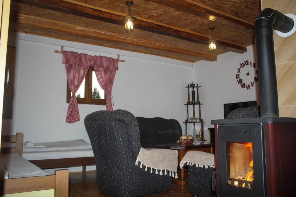 Posezení v ubytování Village house Popovic