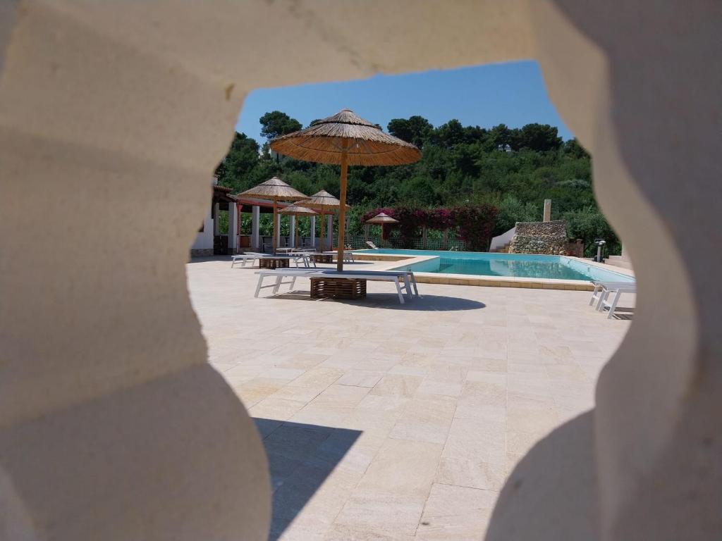 Bazén v ubytování Hotel Parco Carabella nebo v jeho okolí