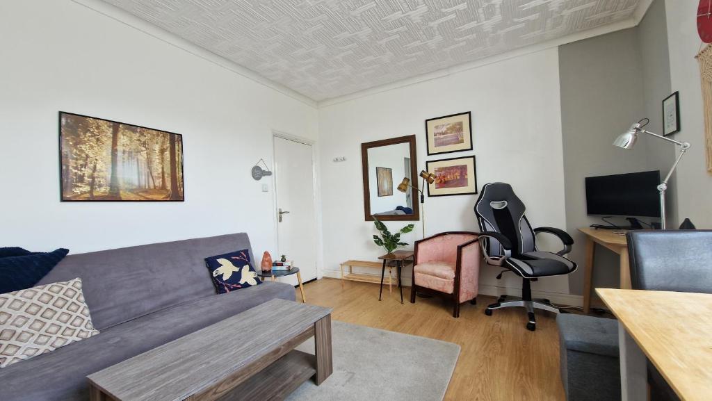 Χώρος καθιστικού στο Cosy 1 Bed Apartment In Lincoln