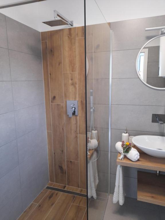 Koupelna v ubytování Apartma Relax