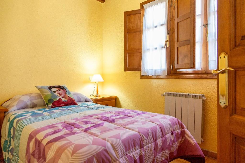 Postel nebo postele na pokoji v ubytování La Cabada