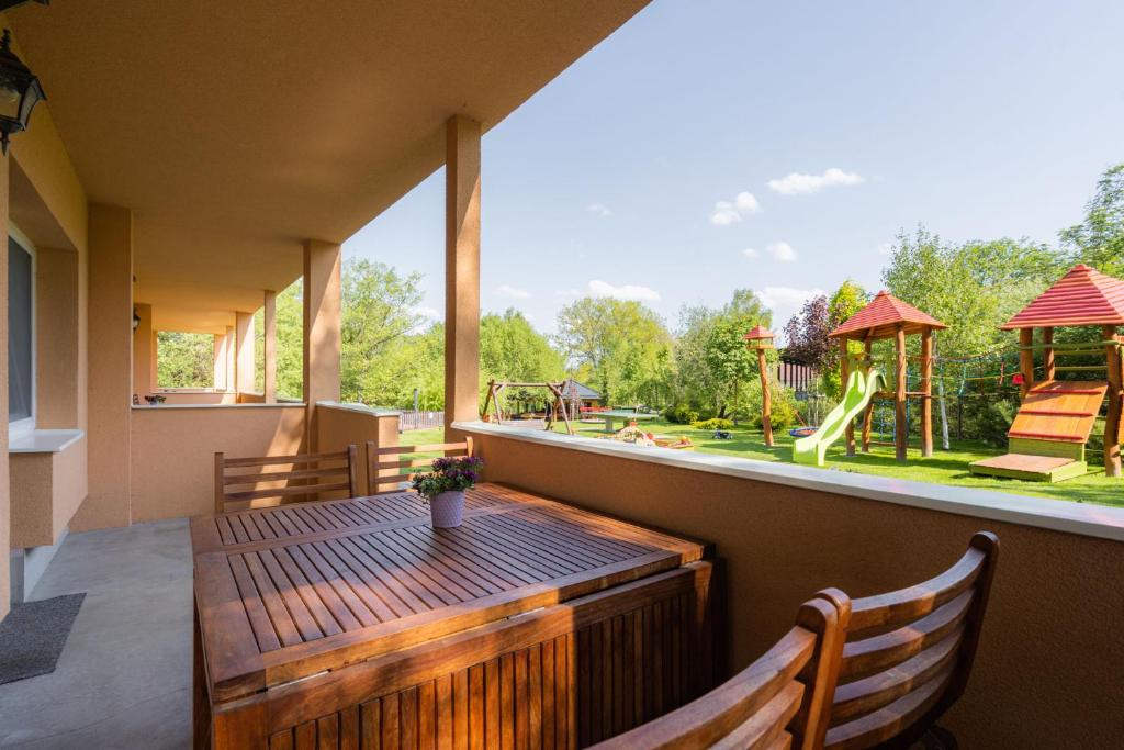 Zahrada ubytování Apartments Nad Rybníky