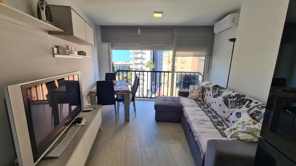 Posezení v ubytování Apartamento Acacias IV 5 IF Benidorm