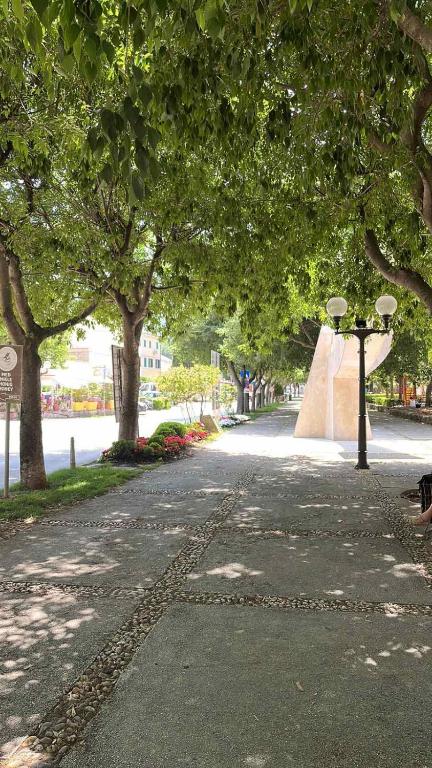 Vonkajšia záhrada v ubytovaní Apartman Iva Cres