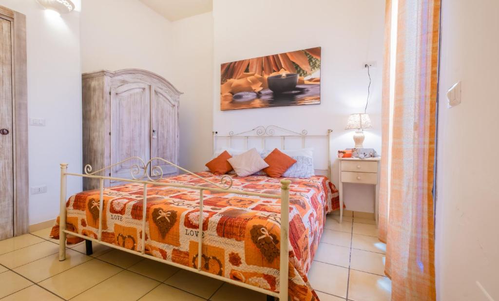 Posteľ alebo postele v izbe v ubytovaní Luxury Apartments - Torre San Giovanni