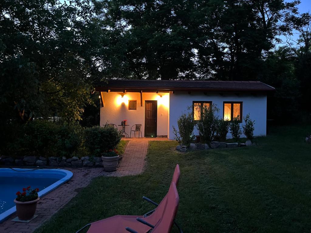Zahrada ubytování Búzavirág Apartman