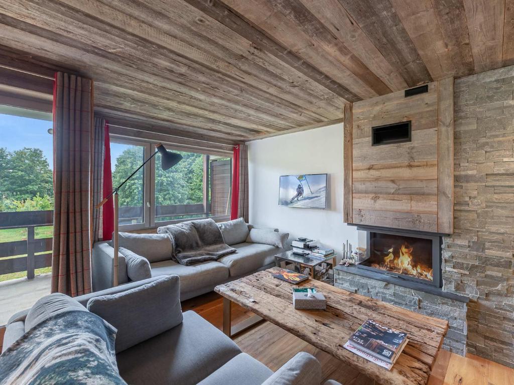 Posedenie v ubytovaní Appartement chaleureux proche pistes de ski et golf à Megève - FR-1-569-67