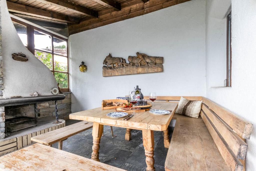 Posezení v ubytování Chalet Luis