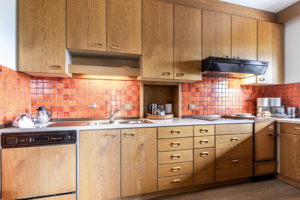 Kuchyň nebo kuchyňský kout v ubytování Chalet Luis
