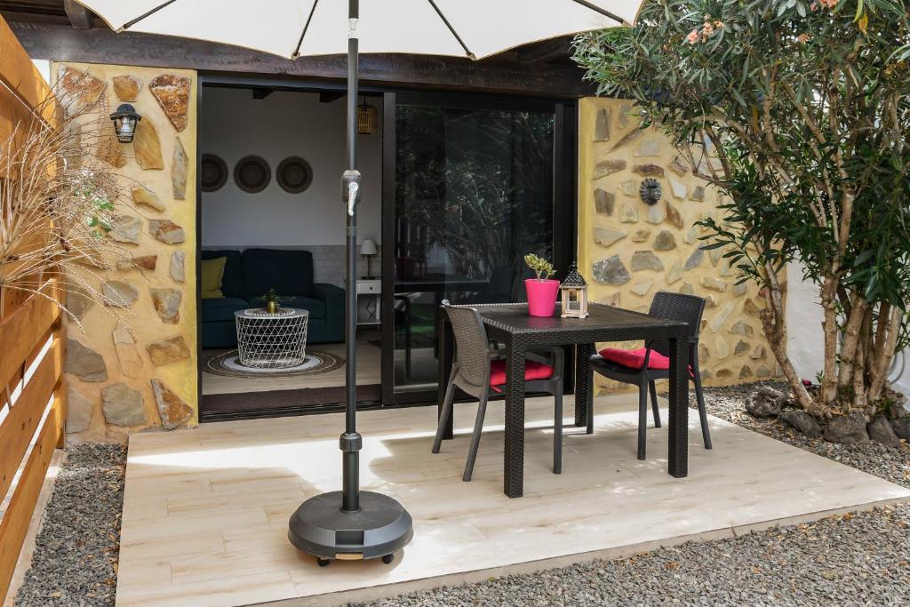 Patio nebo venkovní prostory v ubytování Mini Loft Tesa