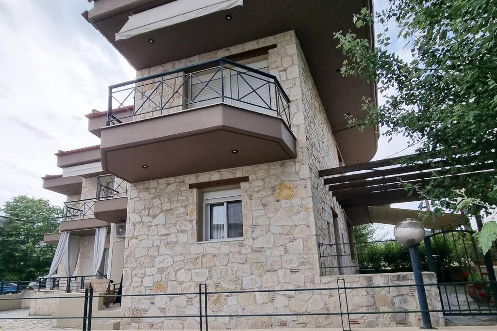 Balkón nebo terasa v ubytování Lux Siviris apartments