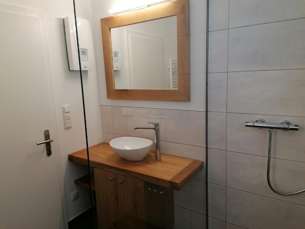 Koupelna v ubytování Ferienhaus Tauernblick