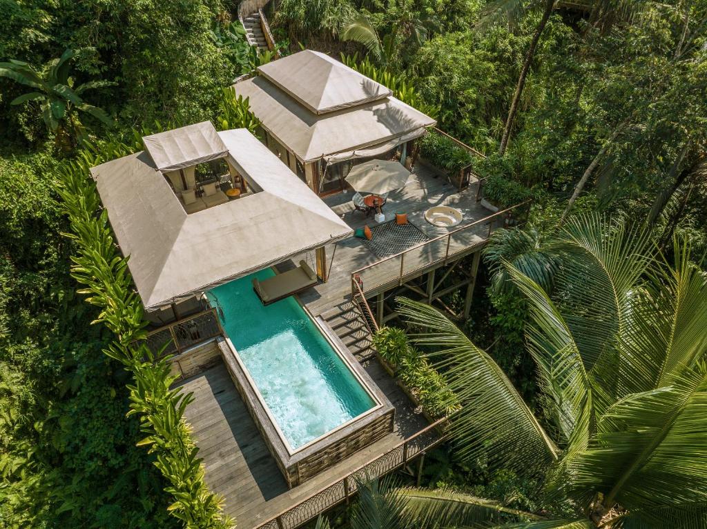 Bazén v ubytování K Club Ubud nebo v jeho okolí