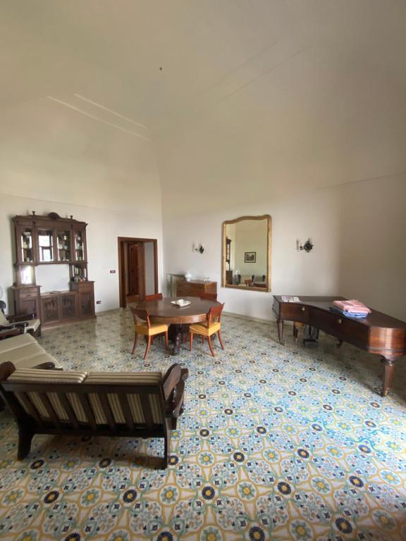Posezení v ubytování Casa di don Francesco