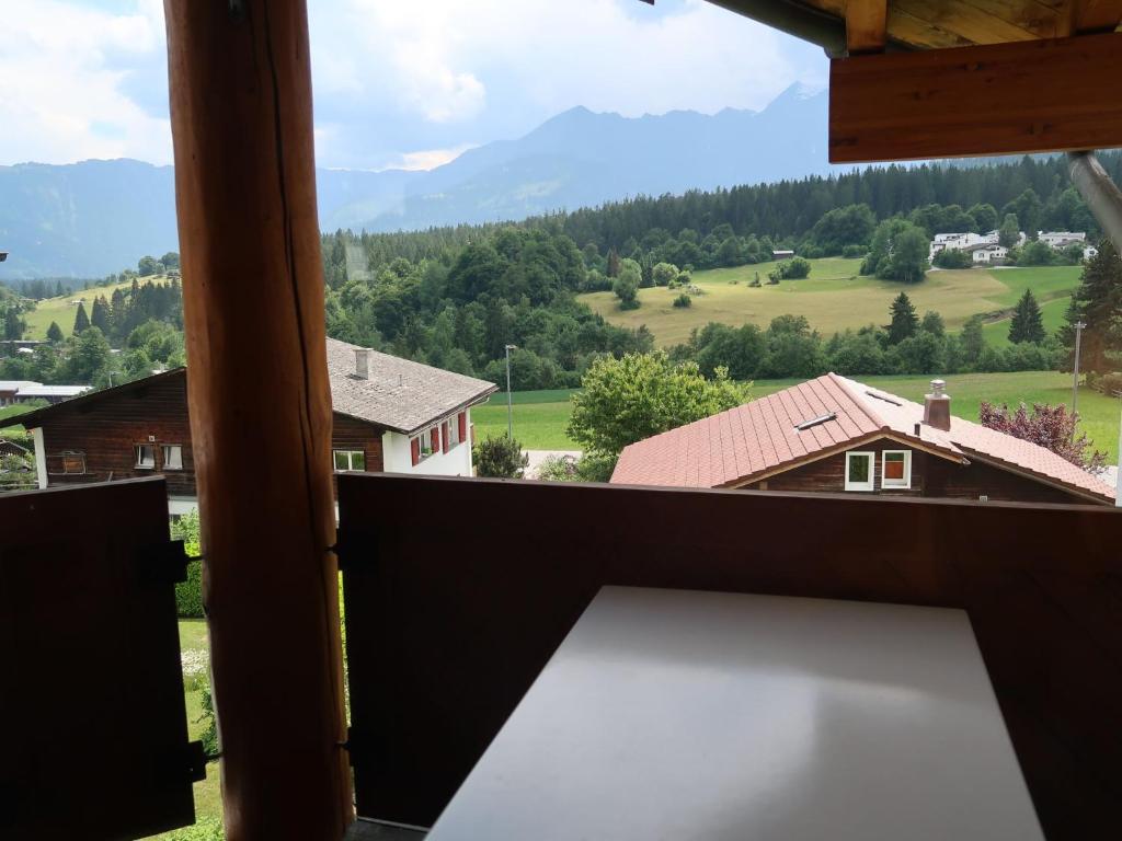 Nespecifikovaný výhled na hory nebo výhled na hory při pohledu z apartmánu