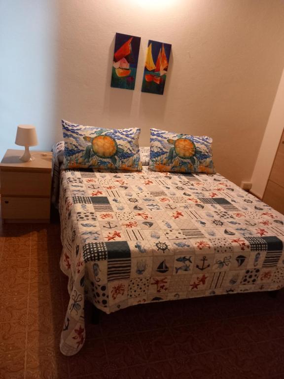 Postel nebo postele na pokoji v ubytování Da Isabella