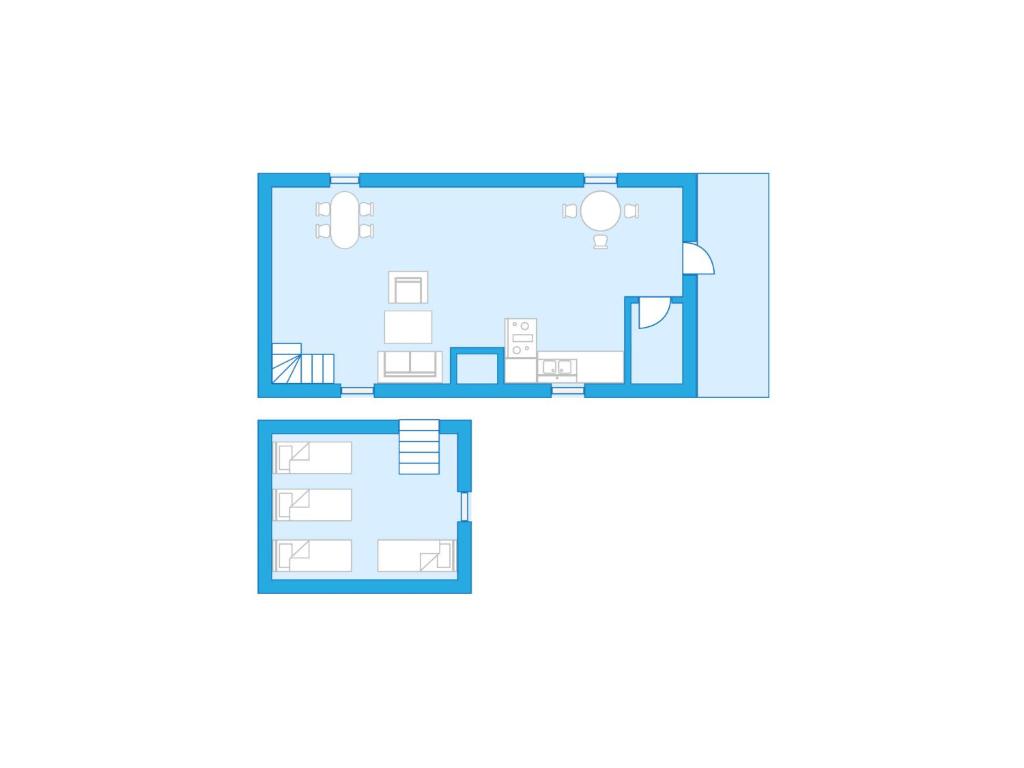 Půdorys ubytování Holiday Home Västra Näs by Interhome