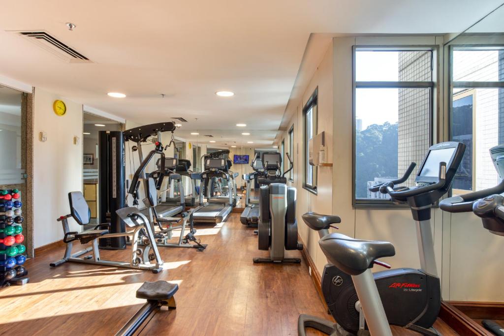 Фитнес-центр и/или тренажеры в Windsor Plaza Copacabana