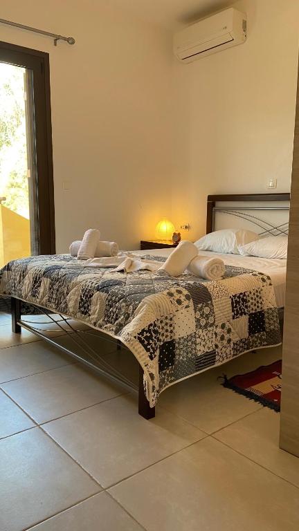 Postel nebo postele na pokoji v ubytování Jasmine - Morfi Village
