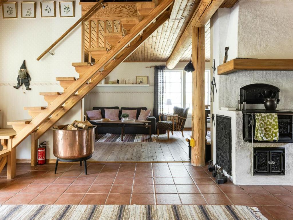 Posezení v ubytování Holiday Home Vänneböke by Interhome