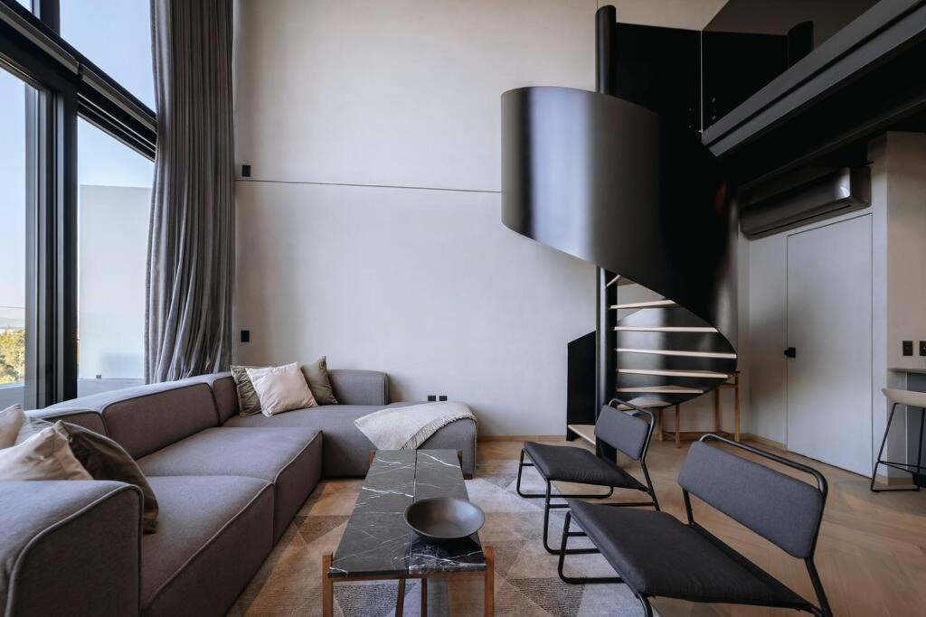 Ruang duduk di Hermoso condominio con espectacular diseño