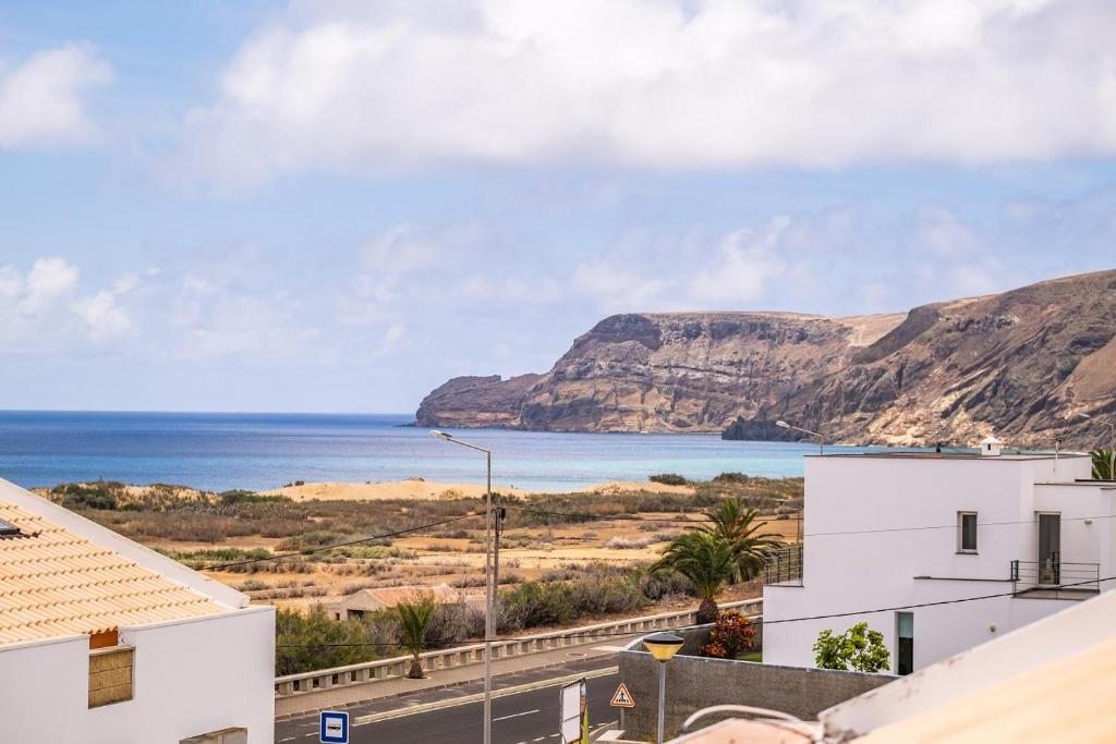 a view of the ocean from a building at Casa Anaim by Homie in Lapeiras