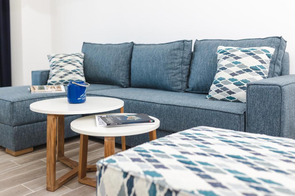 Posezení v ubytování La barca apartments