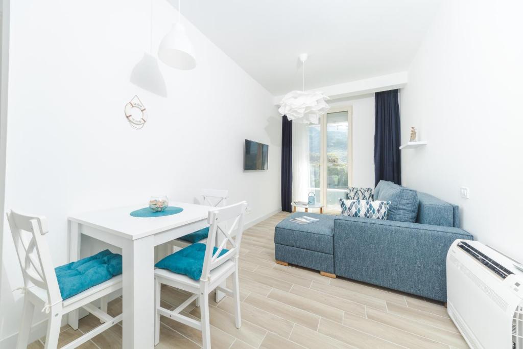 Posezení v ubytování La barca apartments