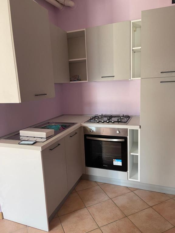 Cuisine ou kitchenette dans l'établissement Appartamento vista Lago d'Iseo