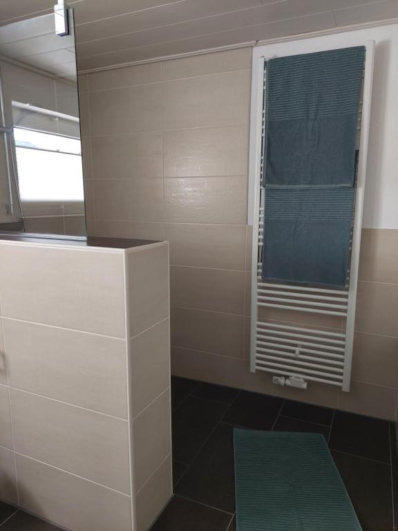 Koupelna v ubytování Ferienhaus Weitblick