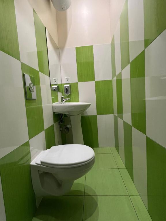 Koupelna v ubytování Kust Hostel