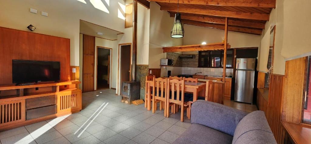 Kuchyň nebo kuchyňský kout v ubytování Hotel Terrazas del Lago