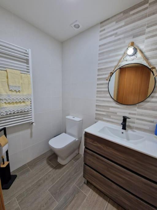 Koupelna v ubytování Casa Rural Villa Cárcavas