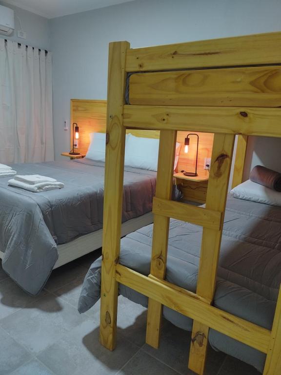 a bedroom with two bunk beds in a room at Concilio I in San Javier