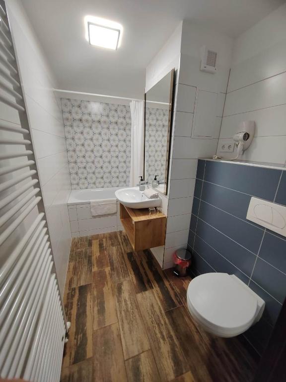 Kúpeľňa v ubytovaní City panzió