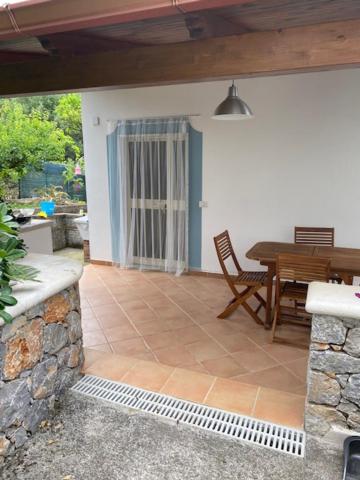 Patio alebo iná vonkajšia časť ubytovania Olivia