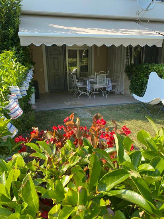 Zahrada ubytování Raya Apartments Siviri Garden