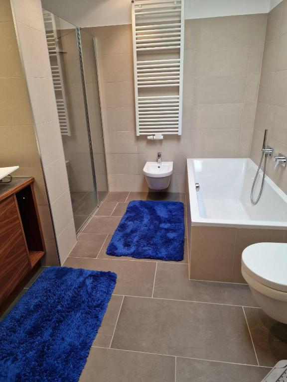 Koupelna v ubytování Hotel Mehrhauser