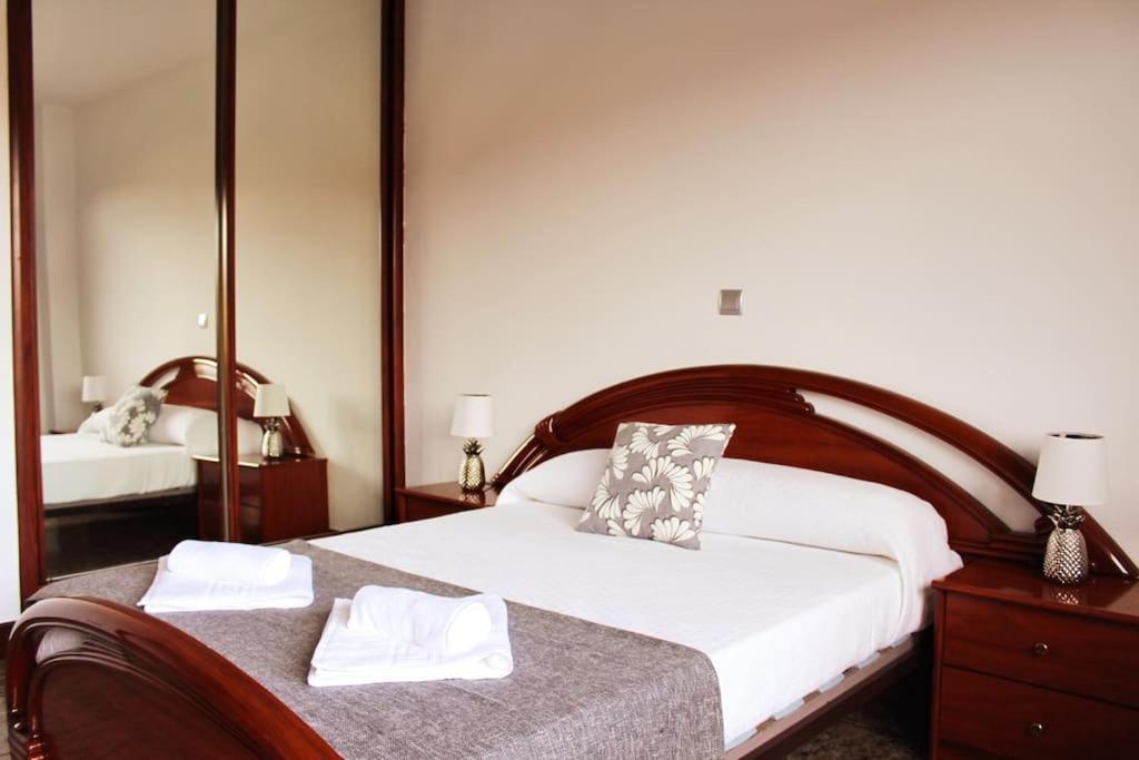A bed or beds in a room at Casa vacacional Ajo