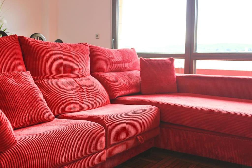 A seating area at Casa vacacional Ajo