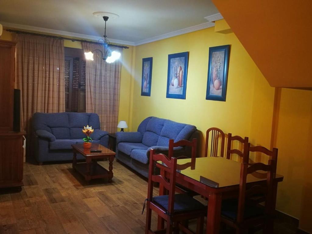 Posezení v ubytování Casa Rural La Malena