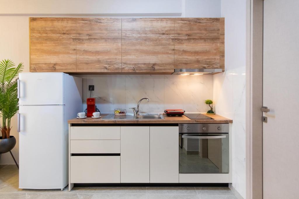 Una cocina o cocineta en Twelve Studios