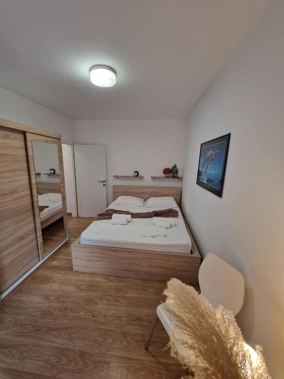 Posteľ alebo postele v izbe v ubytovaní Apartment Dome