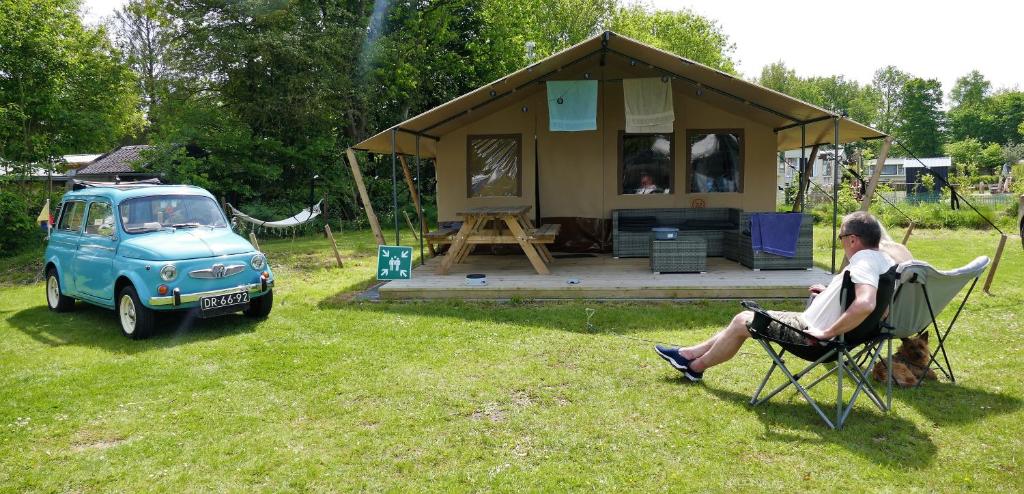 Zahrada ubytování Safaritent Sarek, Wolvenspoor 10
