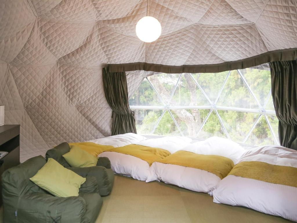 เตียงในห้องที่ Lupo Forest "GRAN FOREST Echizen Miyama" - Vacation STAY 76029v