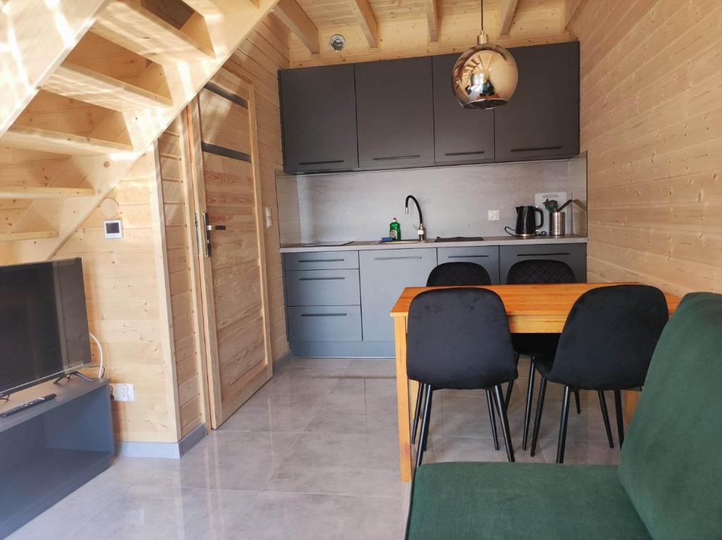 Kuchyňa alebo kuchynka v ubytovaní Tyrolska Chata